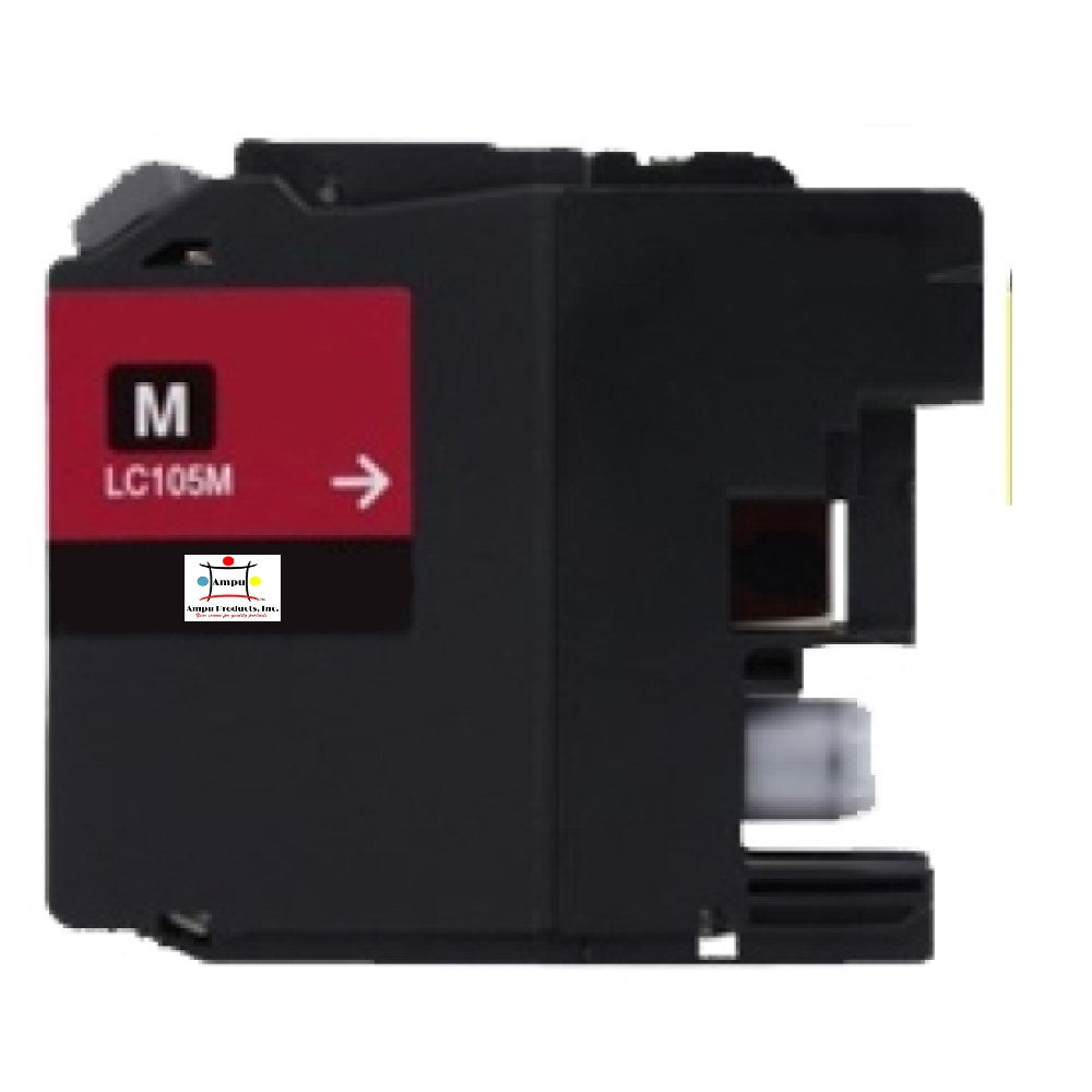 Compatible Toner Cartridge Replacement For Brother LC105C (LC-105C) Cyan (1.2K YLD)