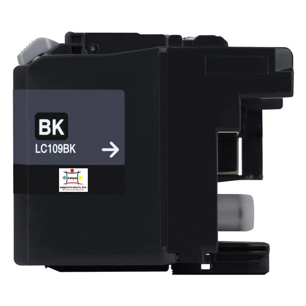 Compatible Toner Cartridge Replacement For Brother LC109BK (LC-109BK) Black (2.4K YLD)