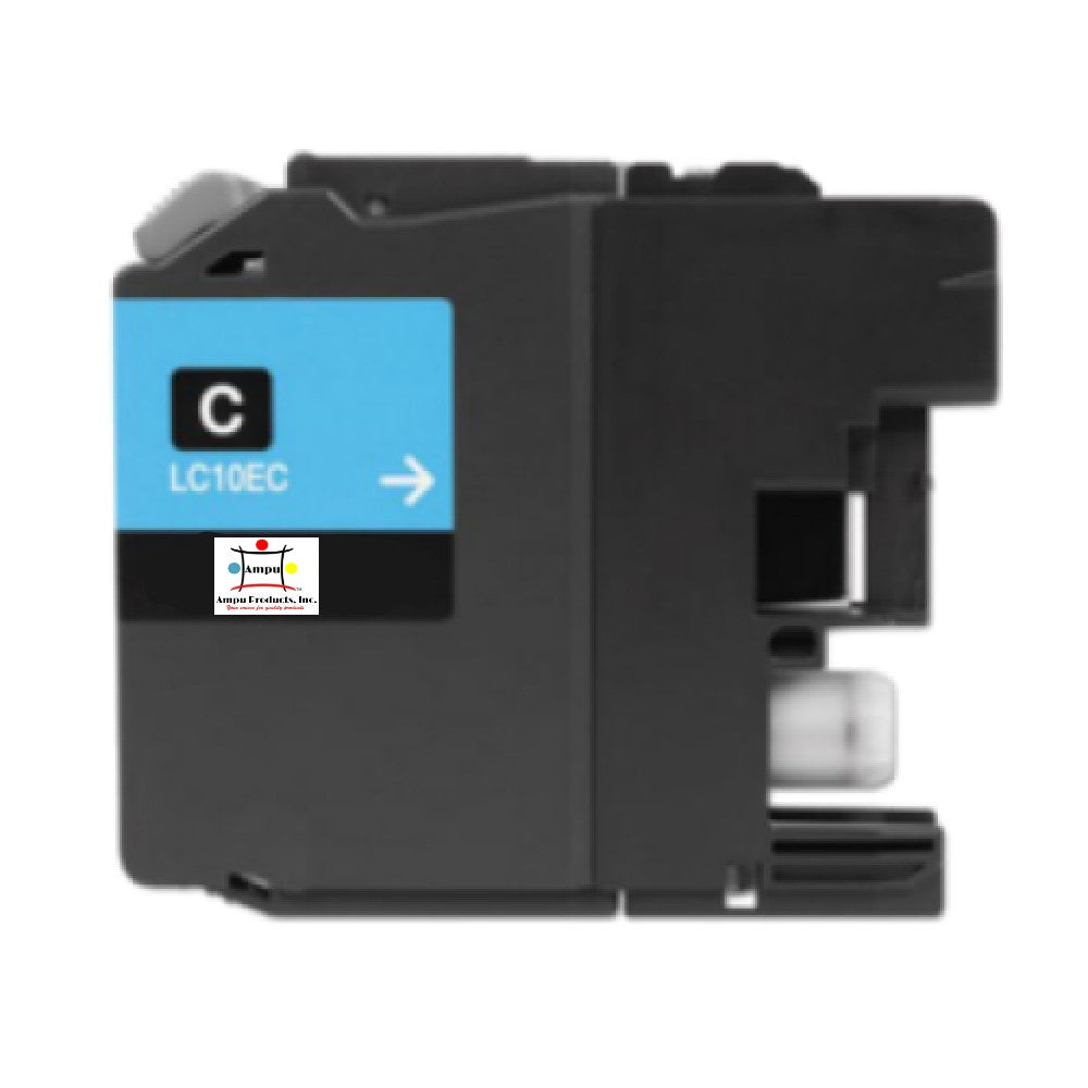 Compatible Ink Cartridge Replacement For BROTHER LC10EC (LC-10EC) Cyan (1.2K YLD)