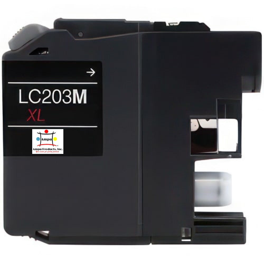 Compatible Ink Cartridge Replacement For BROTHER LC203M (LC-203M XL) Magenta (550 YLD)