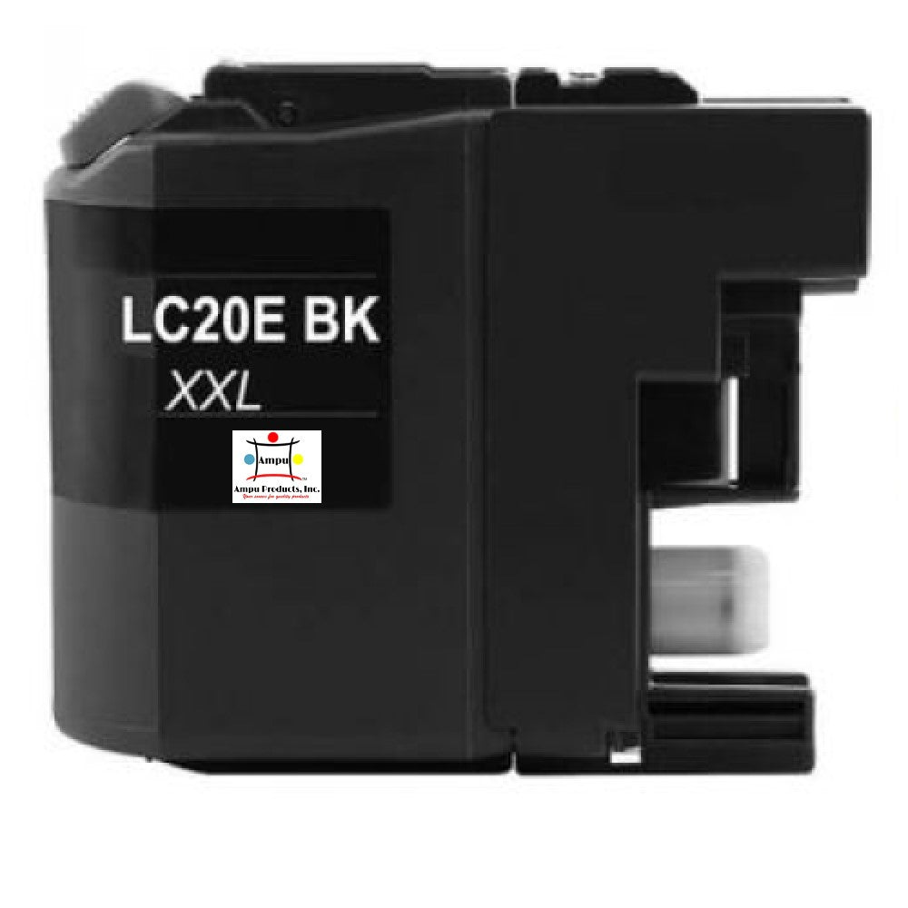 Compatible Ink Cartridge Replacement For BROTHER LC20EBK (LC-20EBK) Black (2.4K YLD)