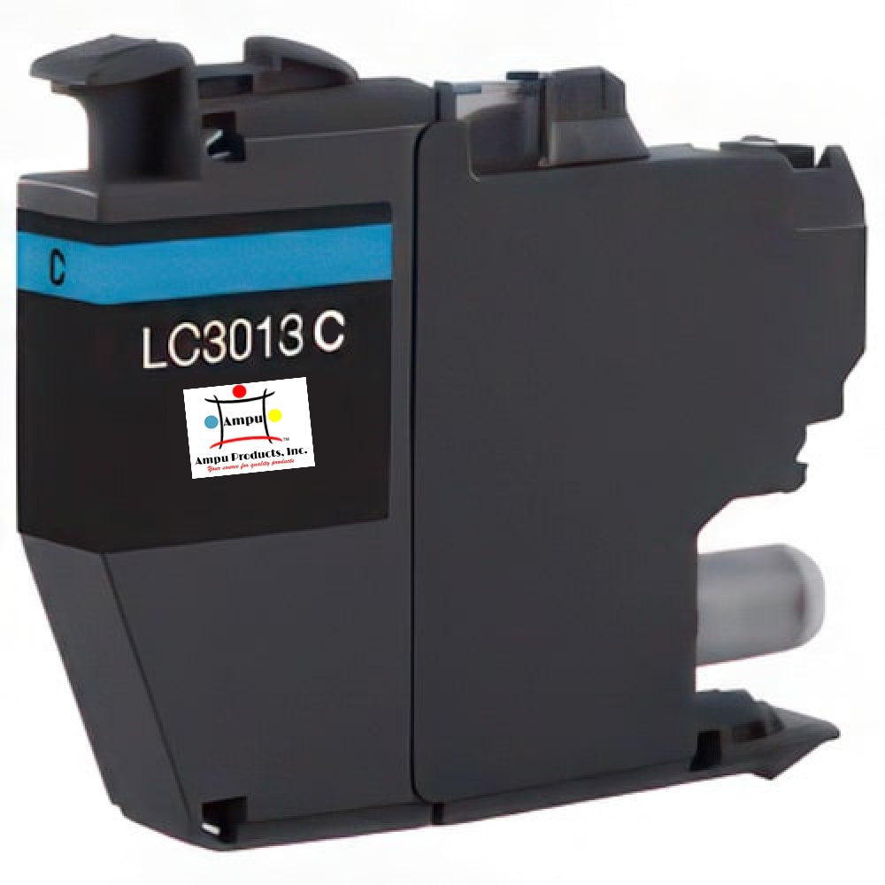 Compatible Ink Cartridge Replacement For BROTHER LC3013C (LC-3013C XL) Cyan (400 YLD)