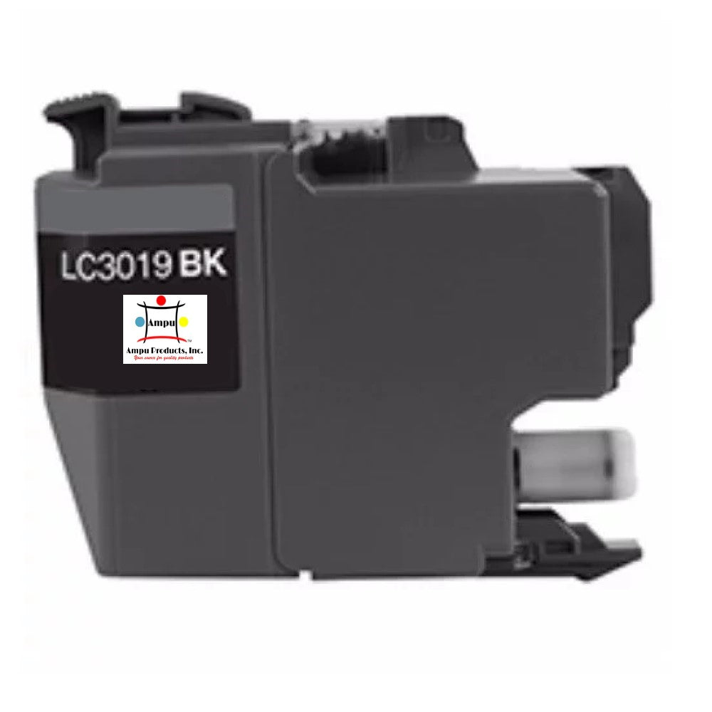 Compatible Ink Cartridge Replacement For BROTHER LC3019BK (LC-3019BK XXL) Black (3K YLD)