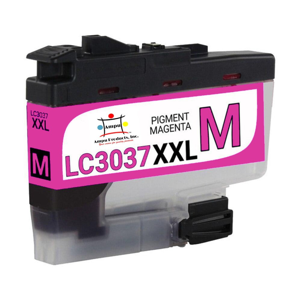 Compatible Ink Cartridge Replacement For BROTHER LC3037M (LC-3037M XXL) Magenta (1.5K YLD)