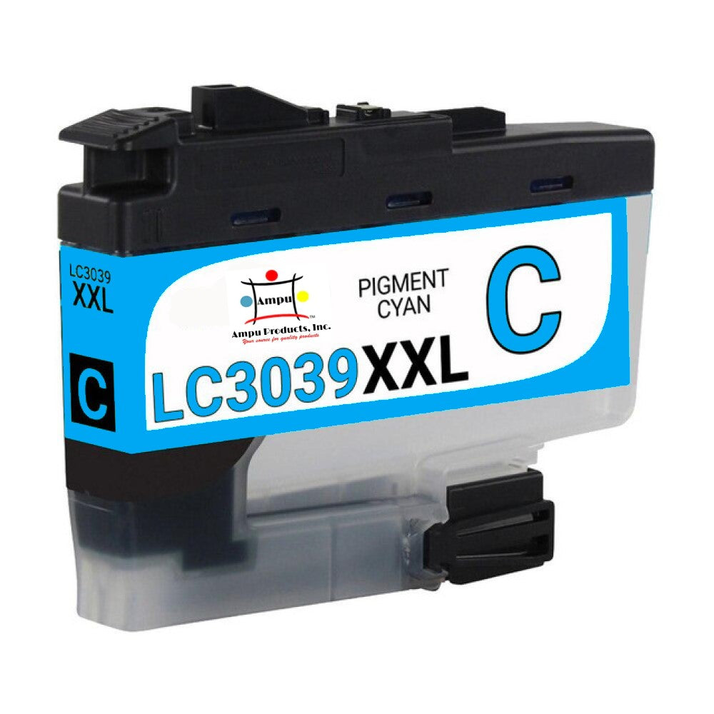 Compatible Ink Cartridge Replacement For BROTHER LC3039C (LC-3039C XXL) Cyan (5K YLD)