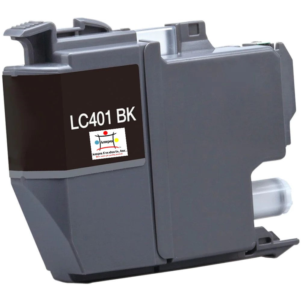 Compatible Ink Cartridge Replacement For BROTHER LC401BK (LC-401BK) Black (200 YLD)
