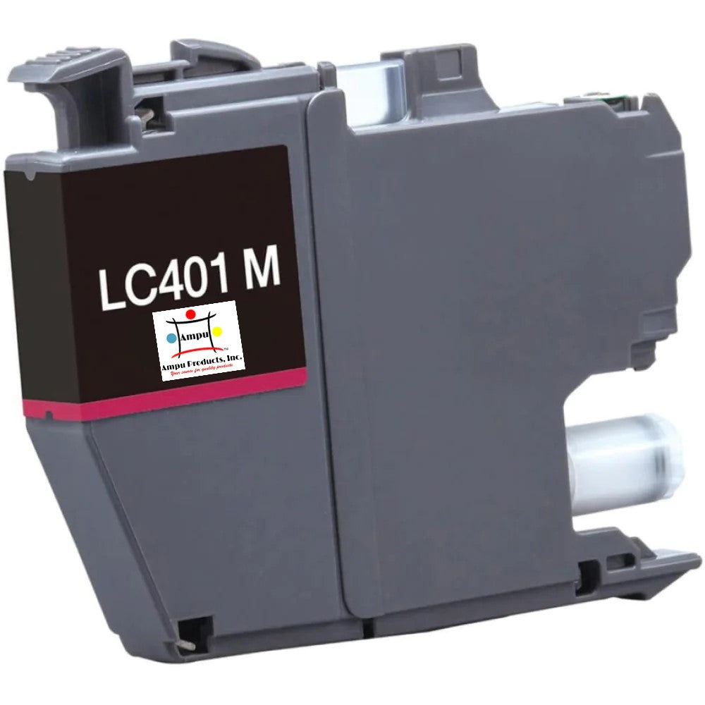 Compatible Ink Cartridge Replacement For BROTHER LC401M (LC-401M) Magenta (200 YLD)