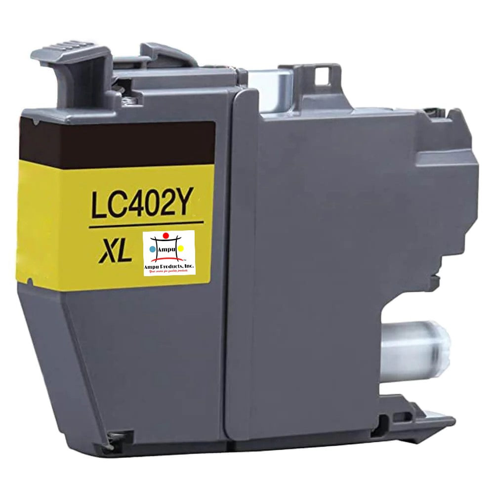 Compatible Ink Cartridge Replacement For BROTHER LC402XLY (LC-402Y XL) Yellow (1.5K YLD)