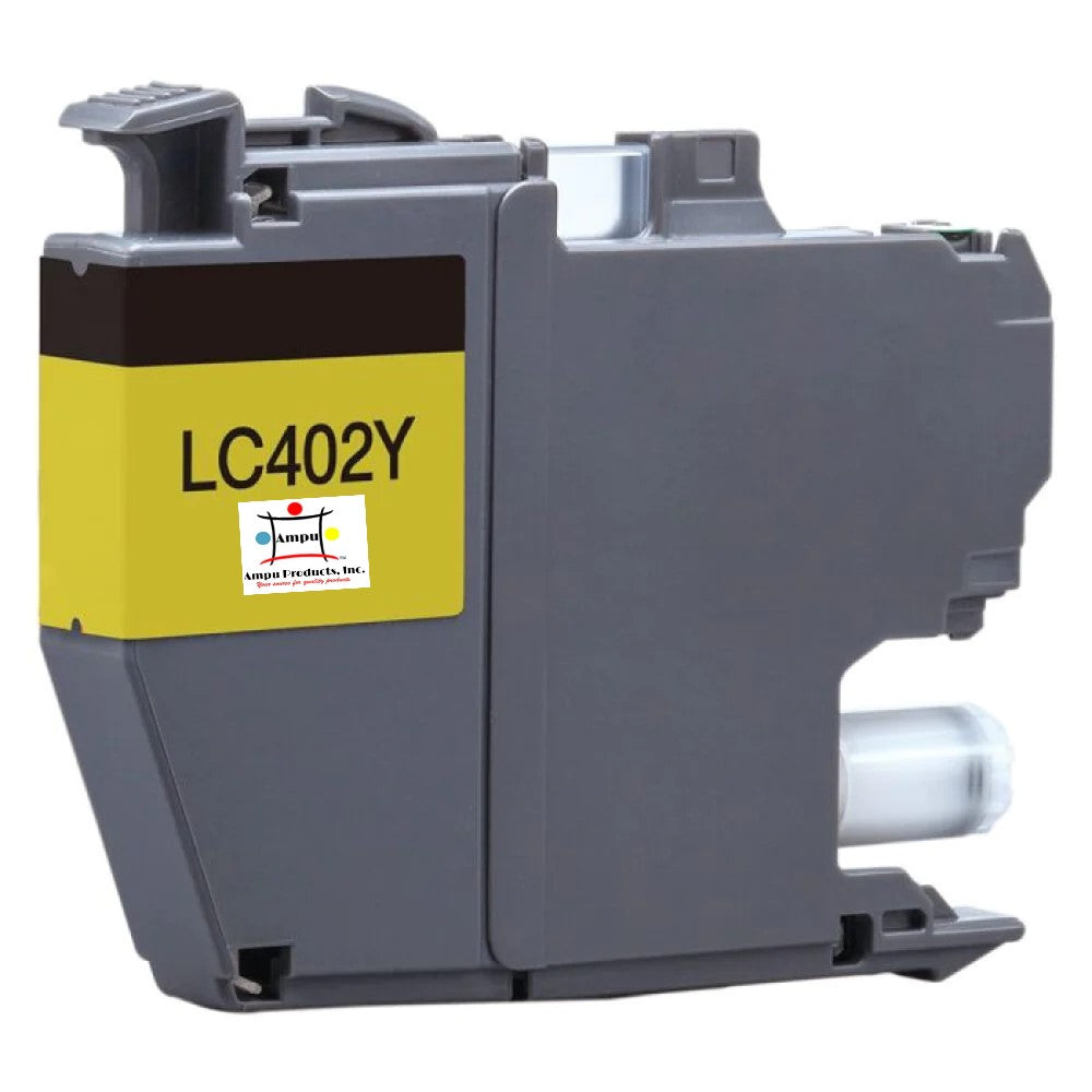 Compatible Ink Cartridge Replacement For BROTHER LC402Y (LC-402Y) Yellow (550 YLD)