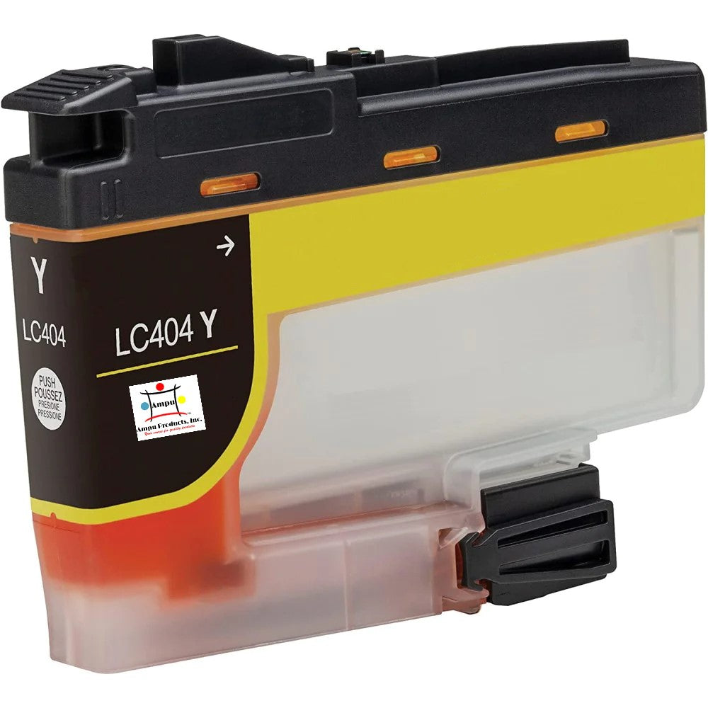 Compatible Ink Cartridge Replacement For BROTHER LC404Y (LC-404Y) Yellow (750 YLD)