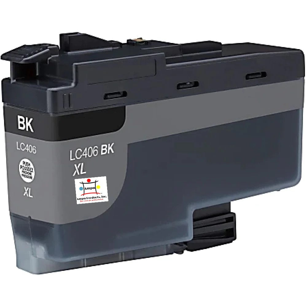 Compatible Ink Cartridge Replacement For BROTHER LC406XLBK (LC-406BK XL) Black (6K YLD)