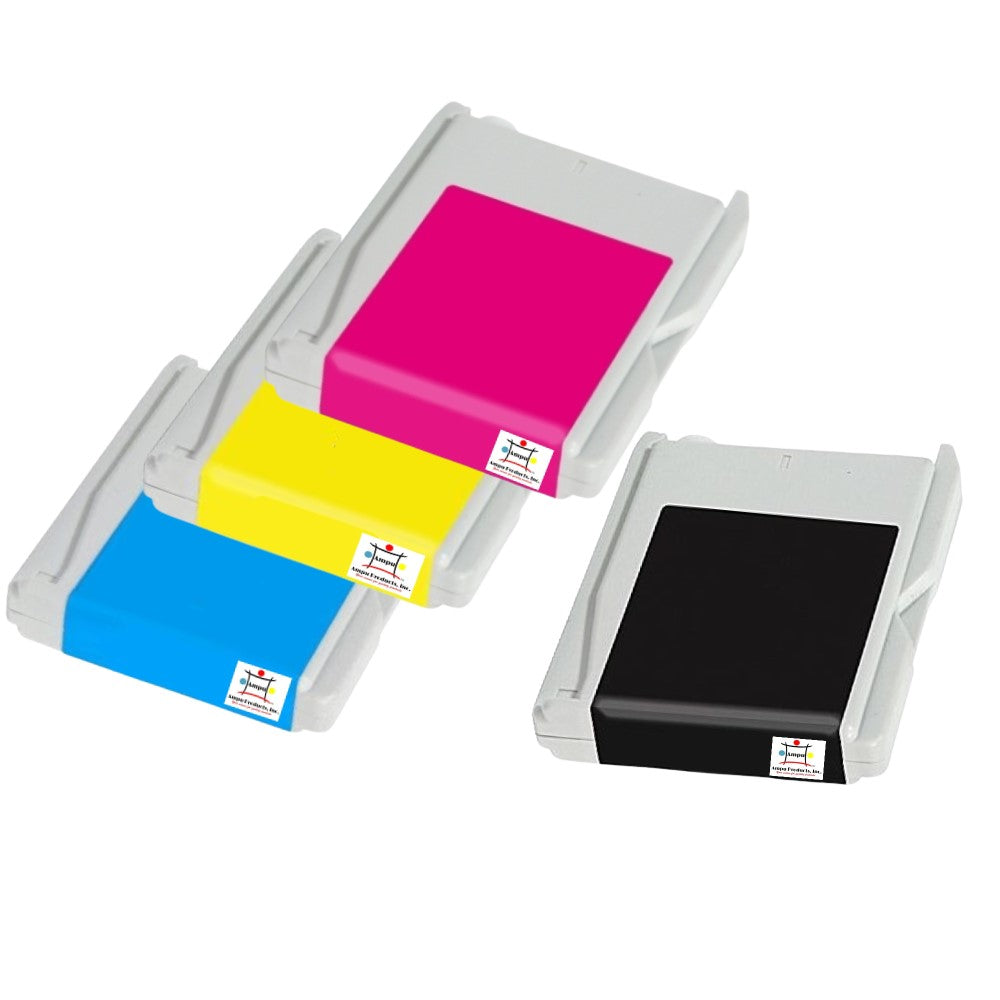 Compatible Ink Cartridge Replacement For BROTHER LC51BK, LC51C, LC51M, LC51Y (LC-51BK, LC-51C, LC-51Y, LC-51M) Black, Cyan, Yellow, Magenta (500 YLD- Black, 400 YLD- Color) 4-Pack