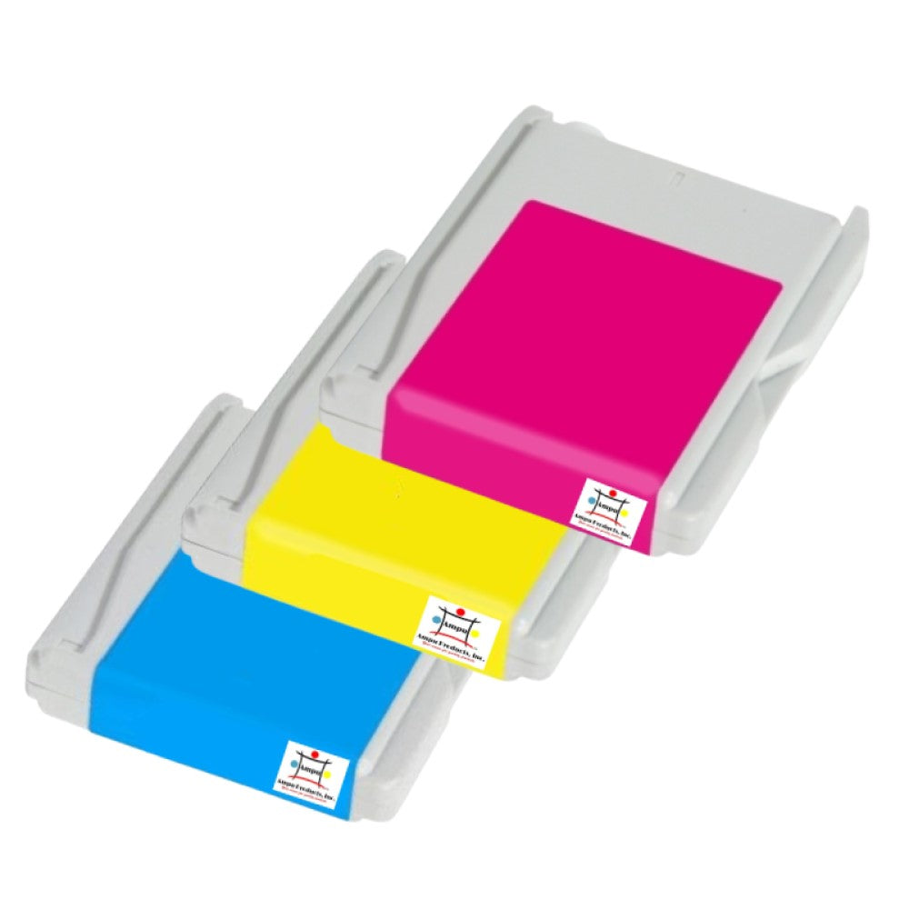 Compatible Ink Cartridge Replacement For BROTHER LC51C, LC51M, LC51Y (LC-51C, LC-51Y, LC-51M) Cyan, Yellow, Magenta (400 YLD) 3-Pack