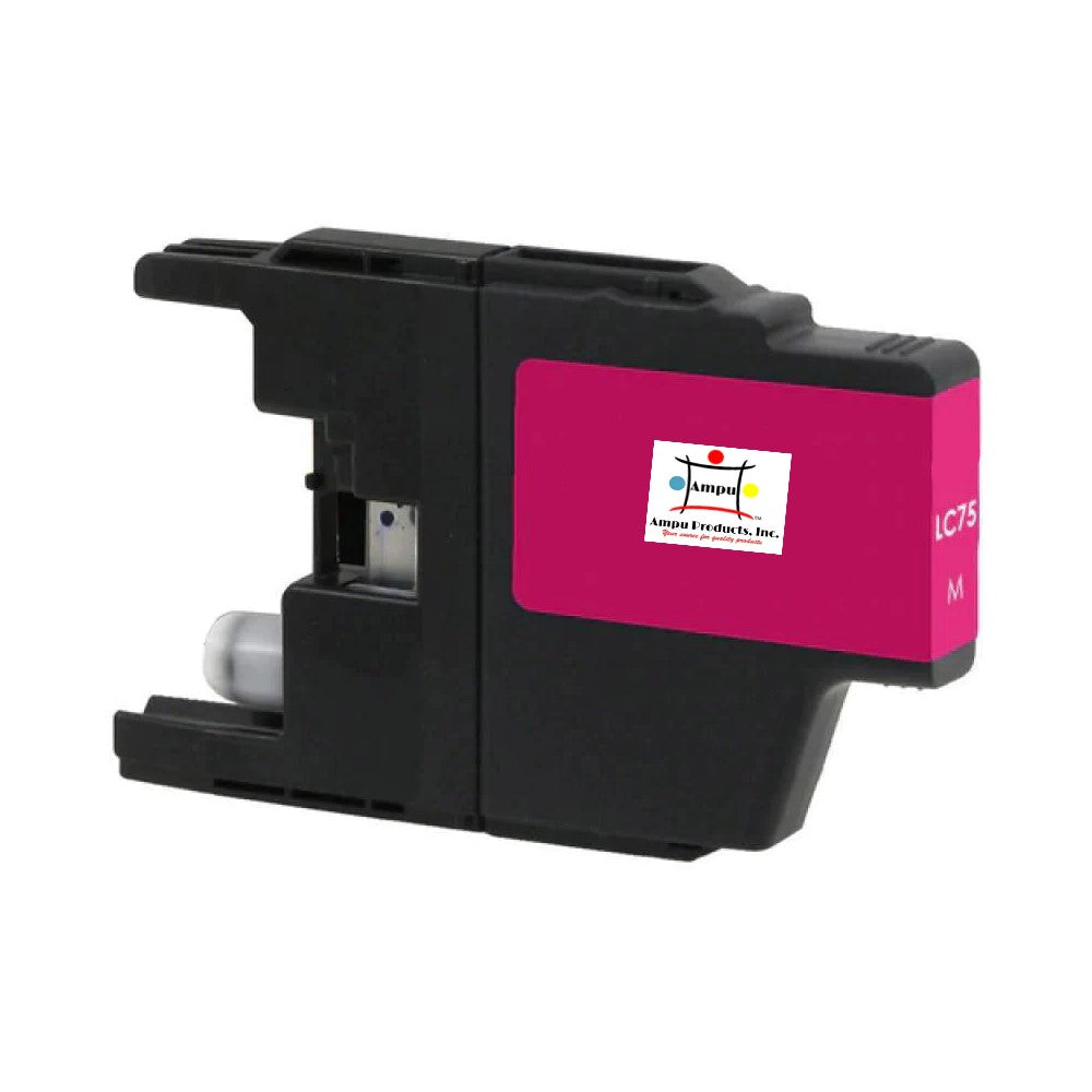 Compatible Ink Cartridge Replacement For BROTHER LC75M (LC-75M) Magenta (600 YLD)