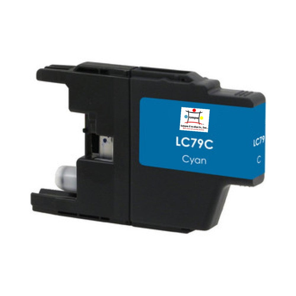 Compatible Ink Cartridge Replacement For BROTHER LC79C (LC-79C) Cyan (19ML)