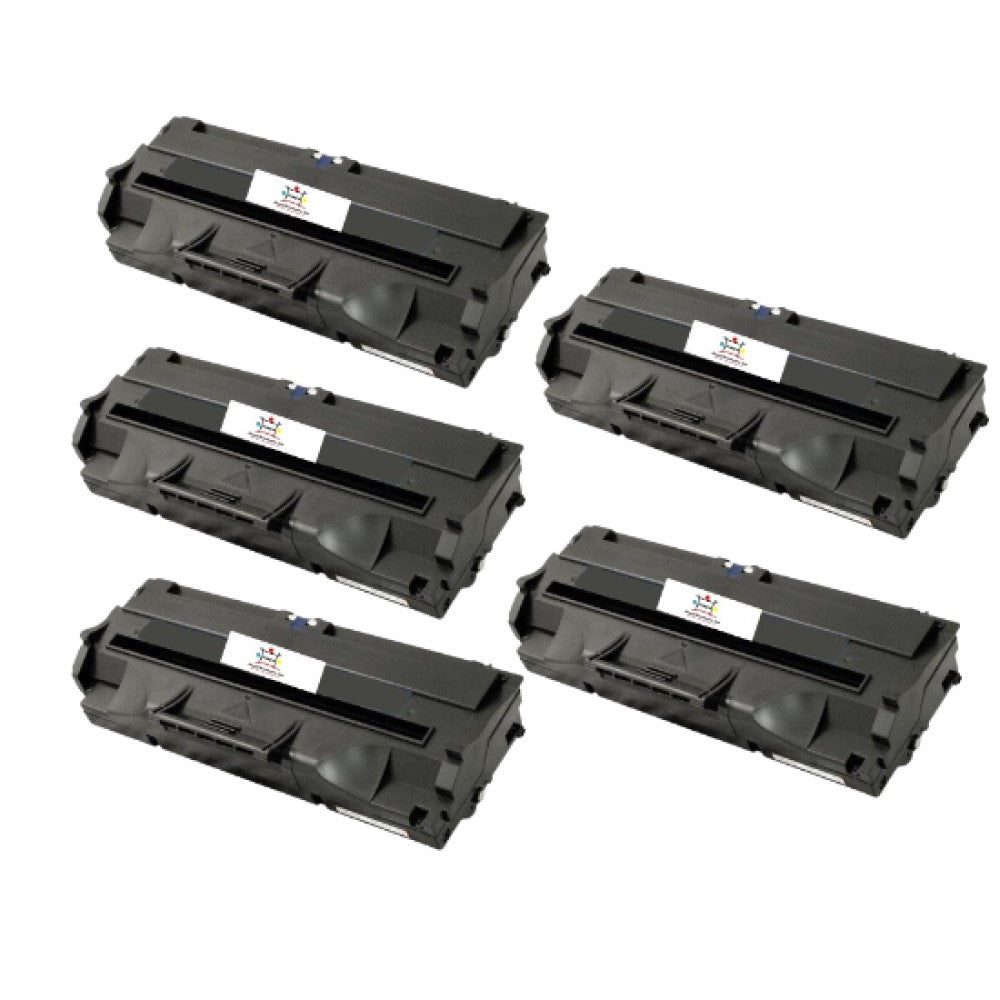 Compatible Toner Drum Cartridge Replacement For SAMSUNG ML-1210D3 (ML1210D3) Black (3K YLD) 5-Pack