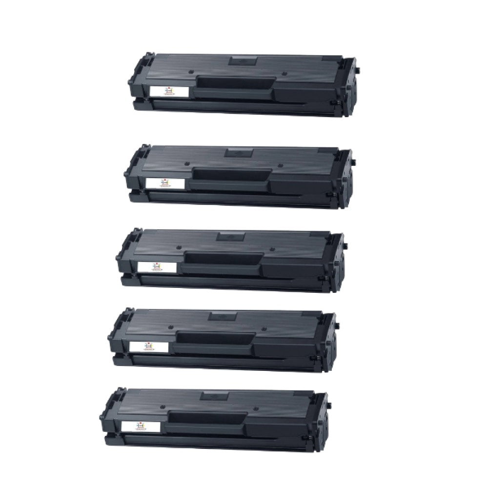 Compatible Toner Cartridge Replacement For SAMSUNG MLTD111S (MLT-D111S) Black (1K YLD) 5-Pack