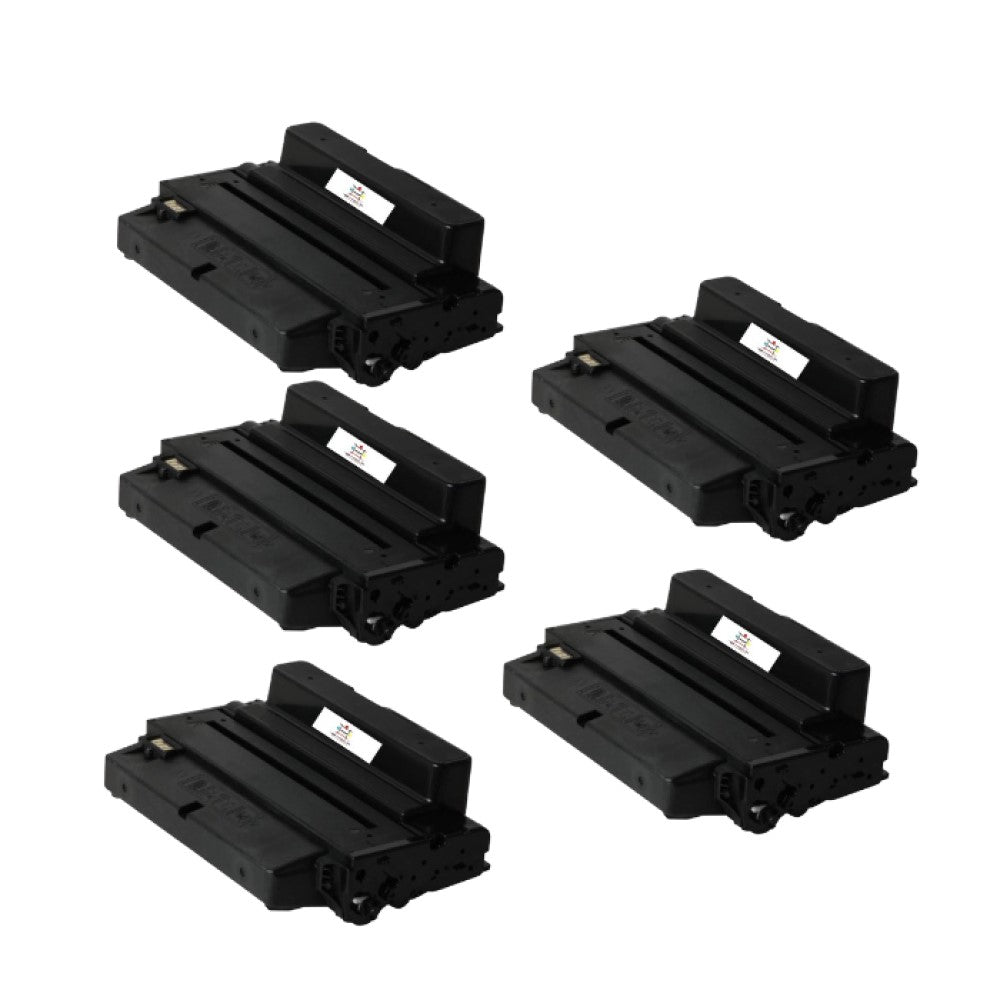 Compatible Toner Cartridge Replacement For SAMSUNG MLTD205E (MLT-D205E) Extra High Black (10K YLD) 5-Pack