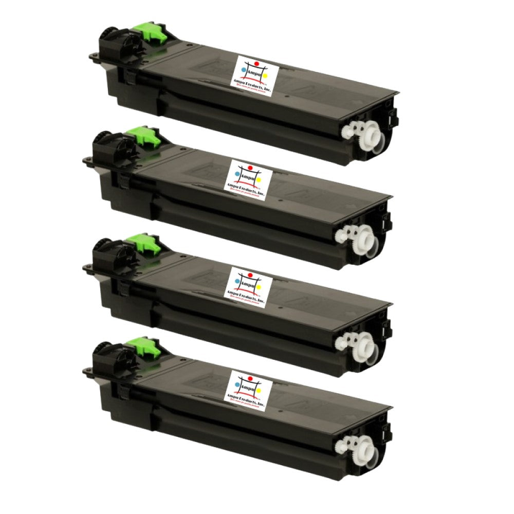 Compatible Toner Cartridge Replacement For SHARP MX206NT (MX-206NT) Black (16K YLD) 4-Pack