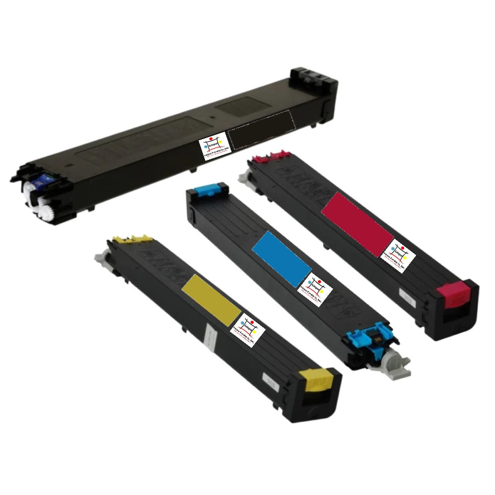 Compatible Toner Cartridge Replacement For SHARP MX31NTBA, MX31NTMA, MX31NTYA, MX31NTCA (MX-31NTBA, MX-31NTMA, MX-31NTCA, MX-31NTYA) Black, Magenta, Cyan, Yellow (15K YLD) 4-Pack