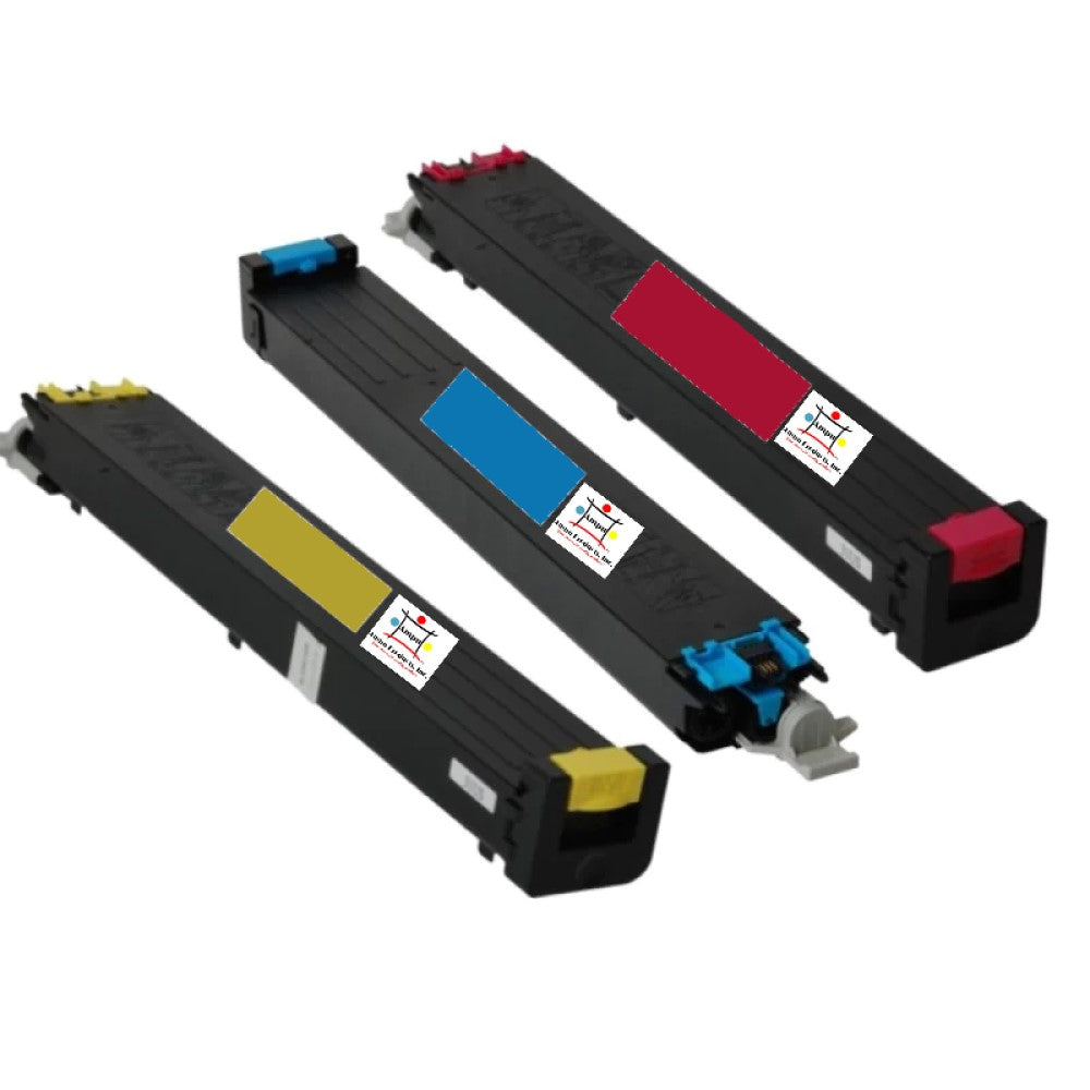 Compatible Toner Cartridge Replacement For SHARP MX31NTMA, MX31NTYA, MX31NTCA (MX-31NTMA, MX-31NTCA, MX-31NTYA) Magenta, Cyan, Yellow (15K YLD) 3-Pack