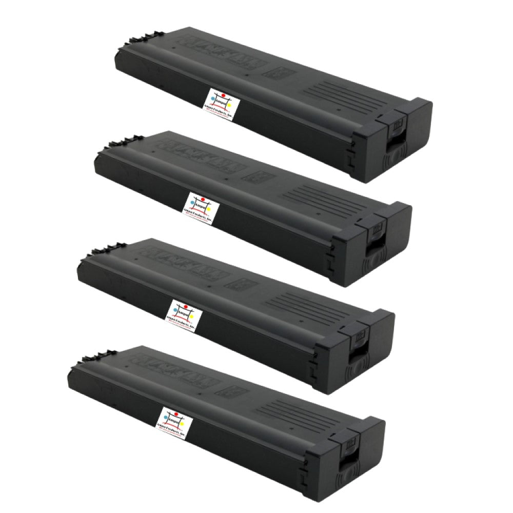 Compatible Toner Cartridge Replacement For SHARP MX45NTBA (MX-45NTBA) Black (36K YLD) 4-Pack