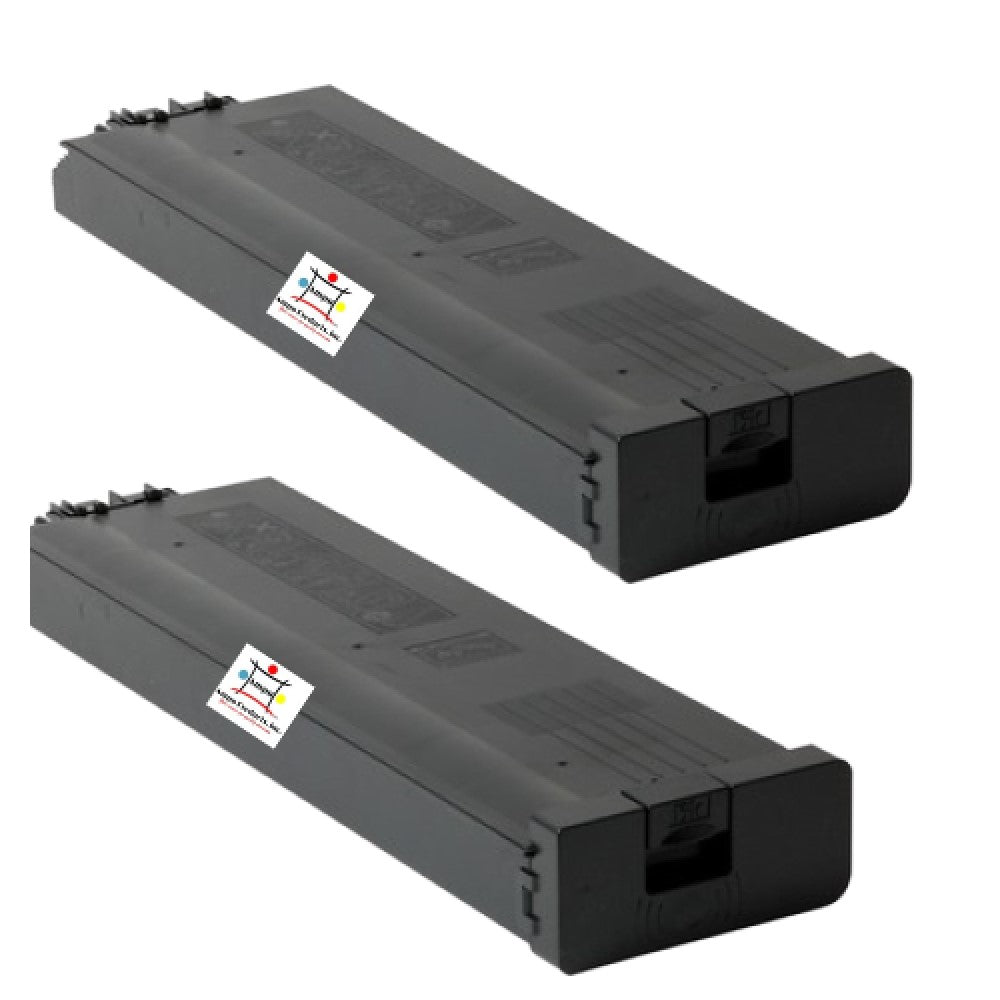 Compatible Toner Cartridge Replacement For SHARP MX51NTBA (MX-51NTBA) Black (40K YLD) 2-Pack