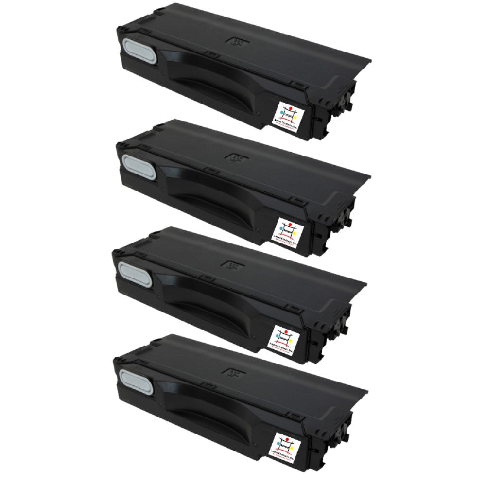 Compatible Waste Toner Cartridge Replacement For SHARP MX607HB (MX-607HB) Black (50K YLD) 4-Pack
