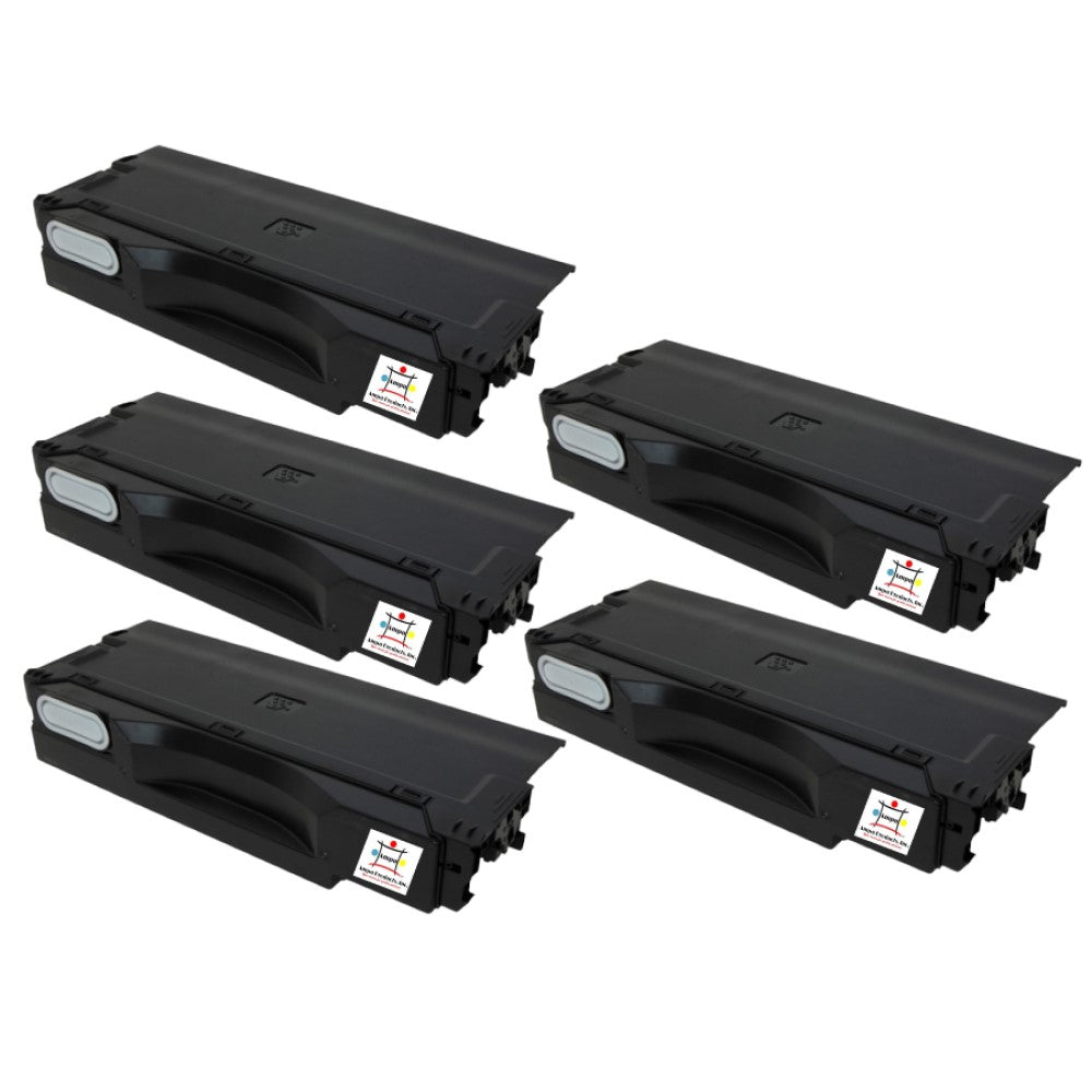 Compatible Waste Toner Cartridge Replacement For SHARP MX607HB (MX-607HB) Black (50K YLD) 5-Pack