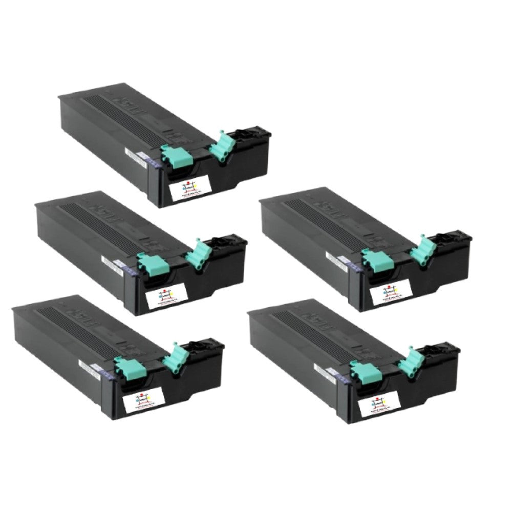 Compatible Toner Cartridge Replacement For SAMSUNG SCXD6555A (SCX-D6555A) Black (25K YLD) 5-Pack