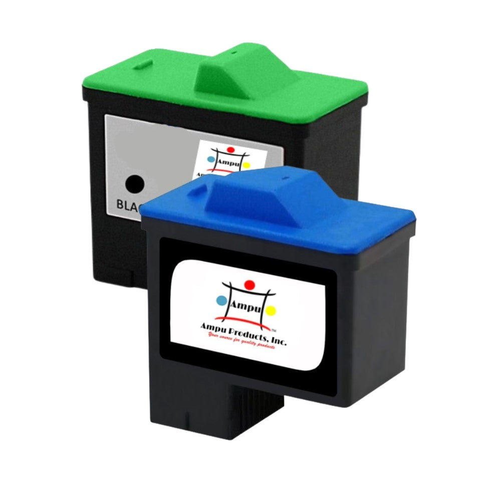 Compatible Ink Cartridge Replacement For DELL T0529, T0530 (Black And Tri-Color) 400 Pages- Black, 410 Pages- Tri-Color (2-Pack)