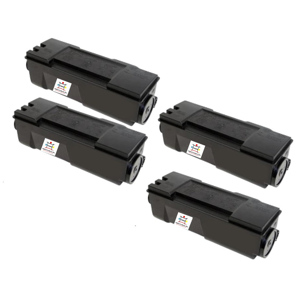 Compatible Toner Cartridge Replacement For KYOCERA MITA TK122 (TK-122, 1T02G60US0) Black (7.2K YLD) 4-Pack