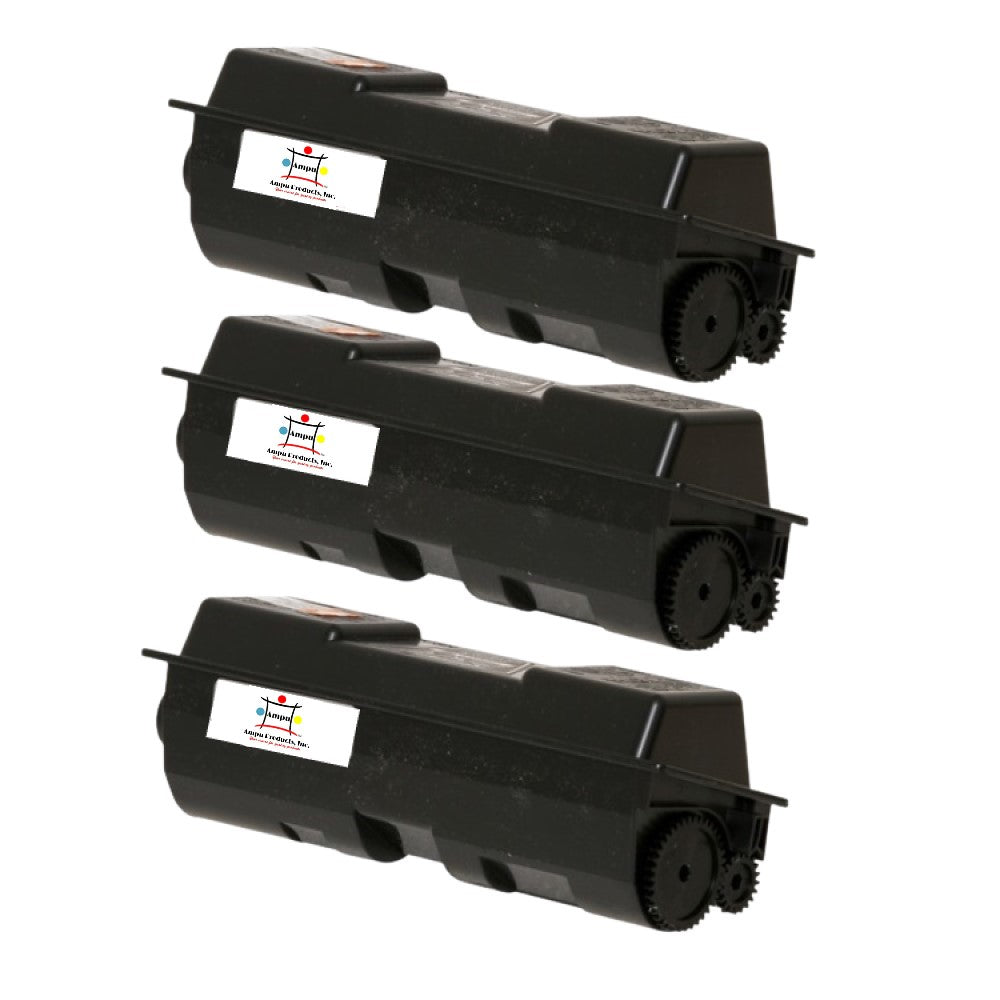 Compatible Toner Cartridge Replacement For KYOCERA TK132 (TK-132, 1T02HS0US0) Black (7.2K YLD) 3-Pack