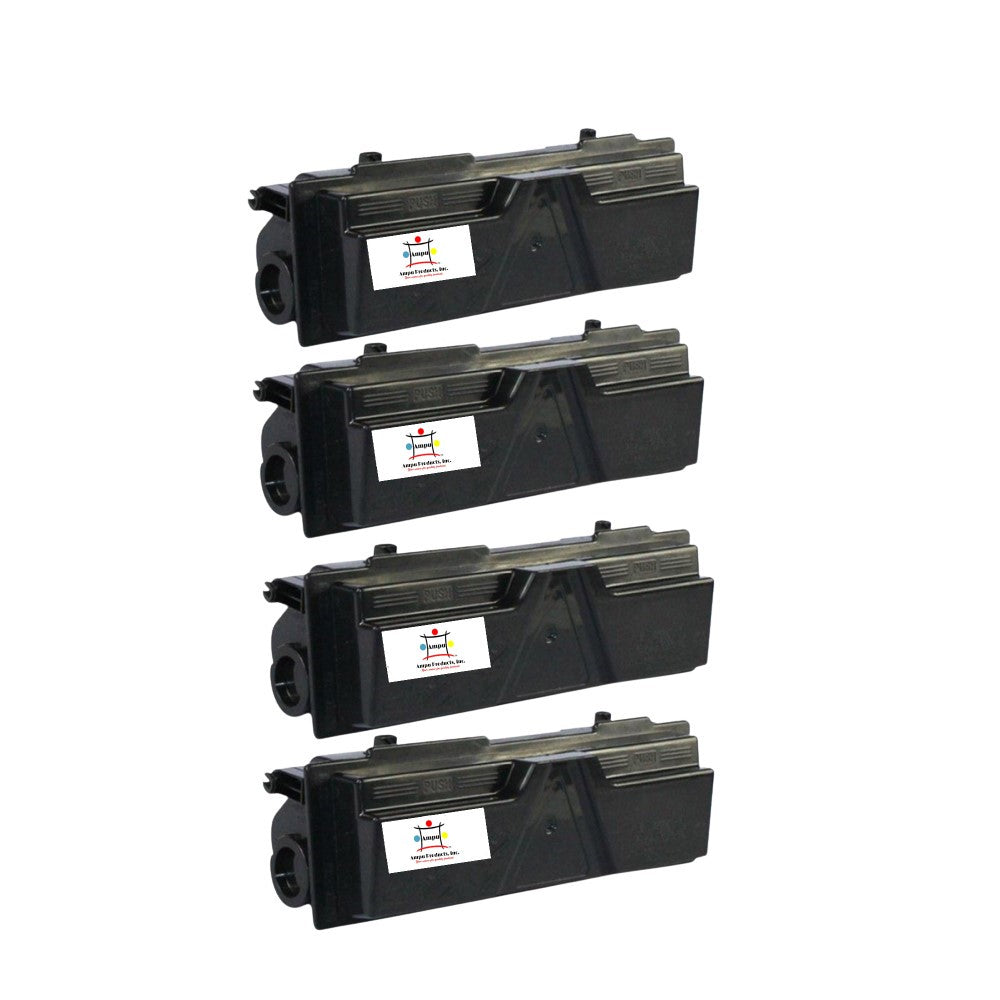 Compatible Toner Cartridge Replacement For KYOCERA MITA TK162 (TK-162, 1T02LY0US0) Black (2.5K YLD) 4-Pack