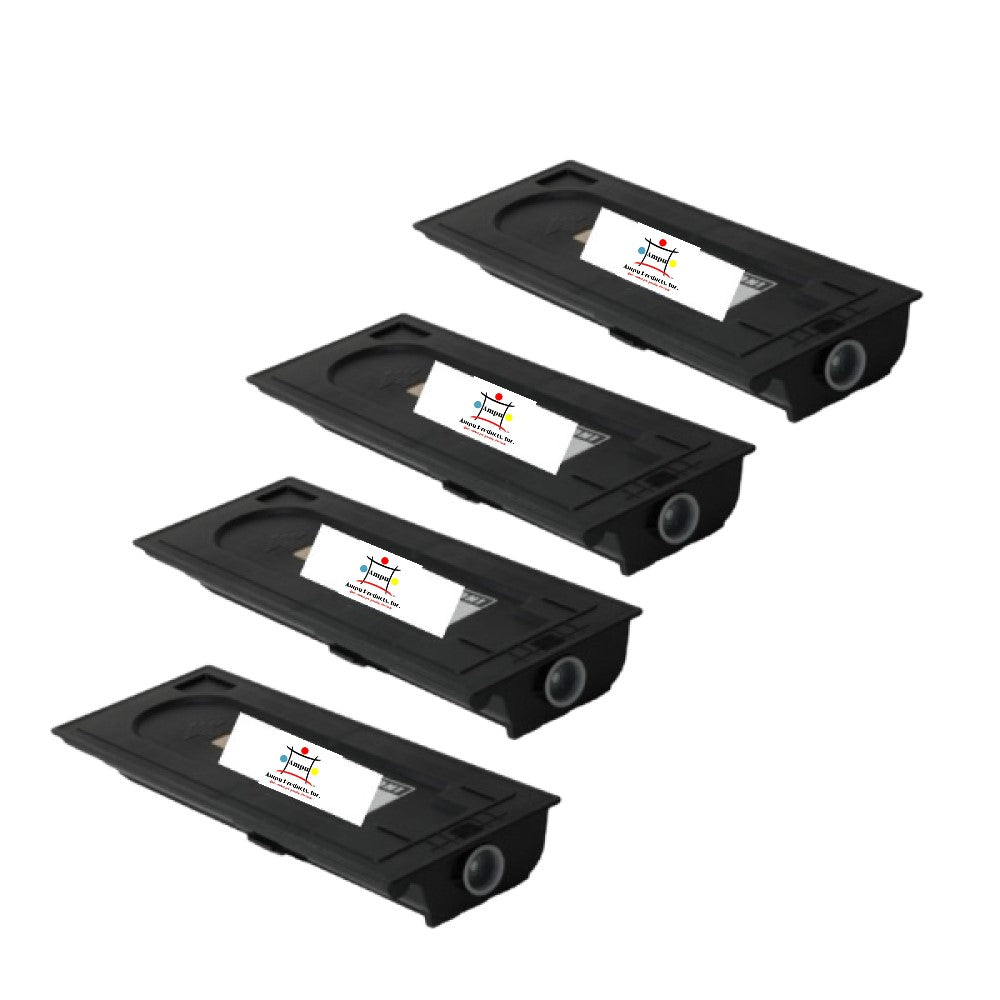 Compatible Toner Cartridge Replacement For Kyocera Mita 1T02KH0US0 (TK437; TK-437) Black (15K YLD) 4-Pack