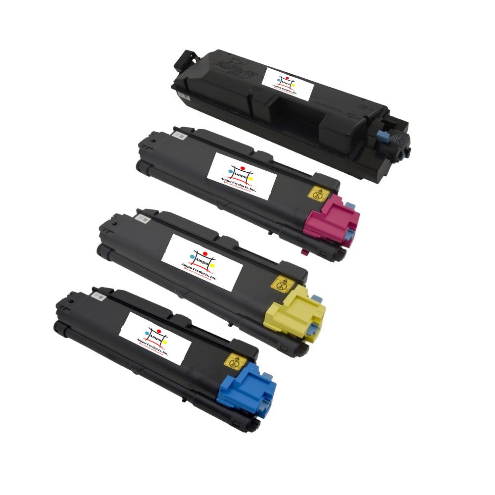 Compatible Toner Cartridge Replacement For KYOCERA MITA TK5292K, TK5292C, TK5292M, TK5292Y (1T02TXBUS0, 1T02TXAUS0, 1T02TX0US0, 1T02TXCUS0) Black, Cyan, Magenta, Yellow (17K YLD) 4-Pack