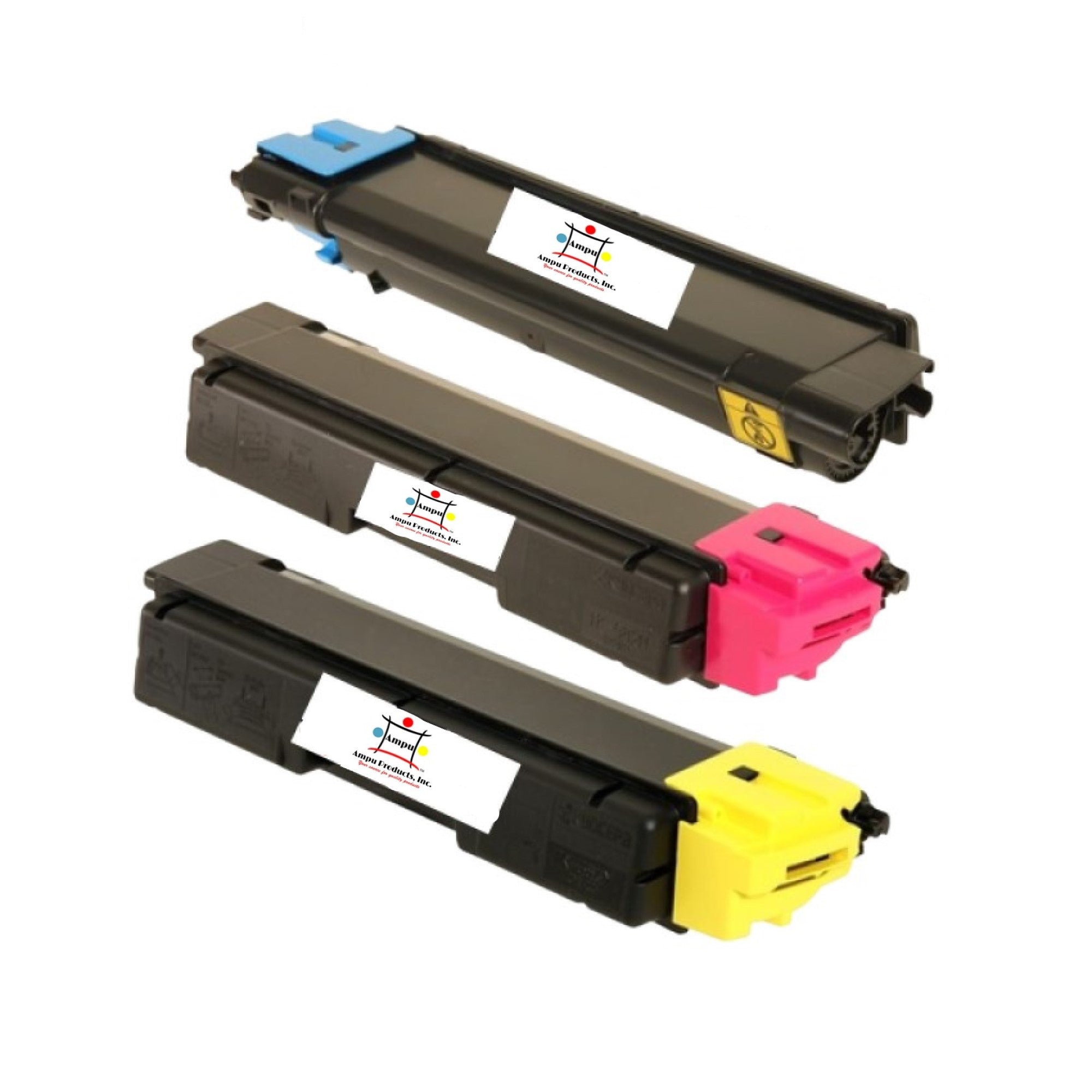 Compatible Toner Cartridge Replacement For KYOCERA MITA TK582C, TK582Y, TK582M (1T02KTAUS0, 1T02KTBUS0, 1T02KTCUS0) Cyan, Yellow, Magenta (2.8K YLD) 3-Pack