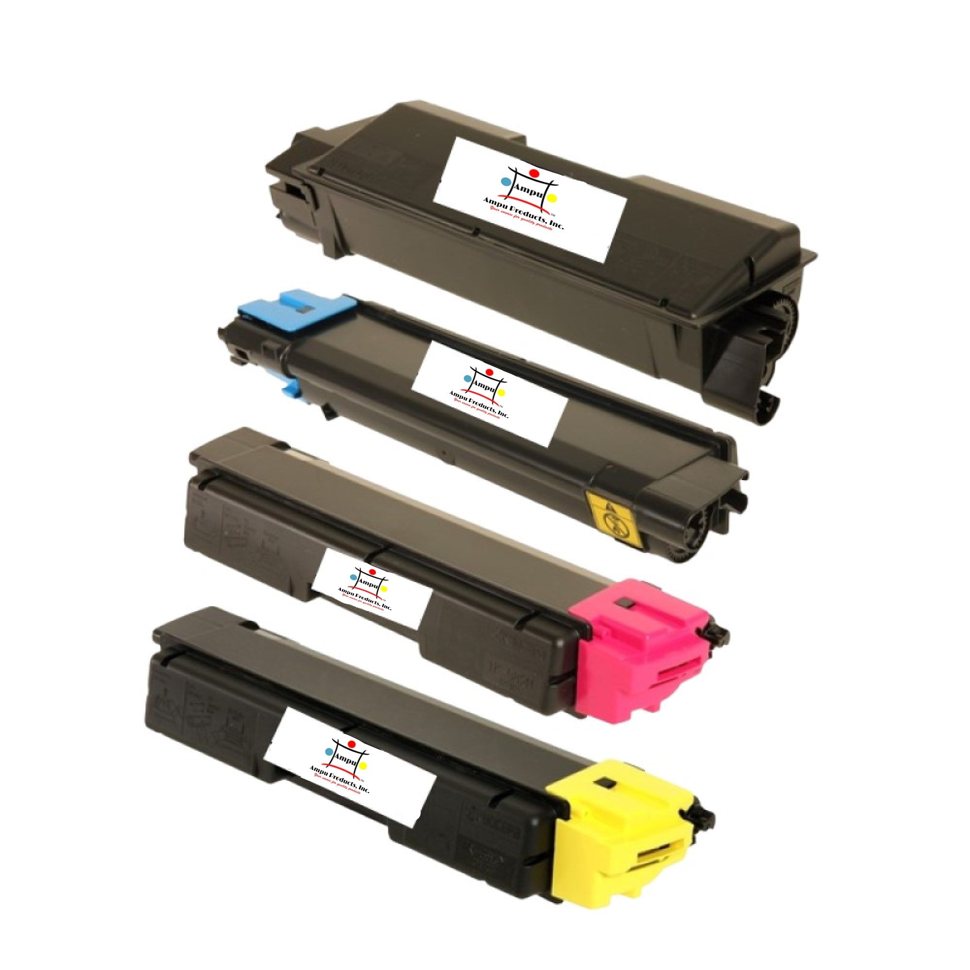 Compatible Toner Cartridge Replacement For KYOCERA MITA TK582K, TK582C, TK582Y, TK582M (1T02KT0US0, 1T02KTAUS0, 1T02KTBUS0, 1T02KTCUS0) Black, Cyan, Yellow, Magenta (3.5K YLD) 4-Pack