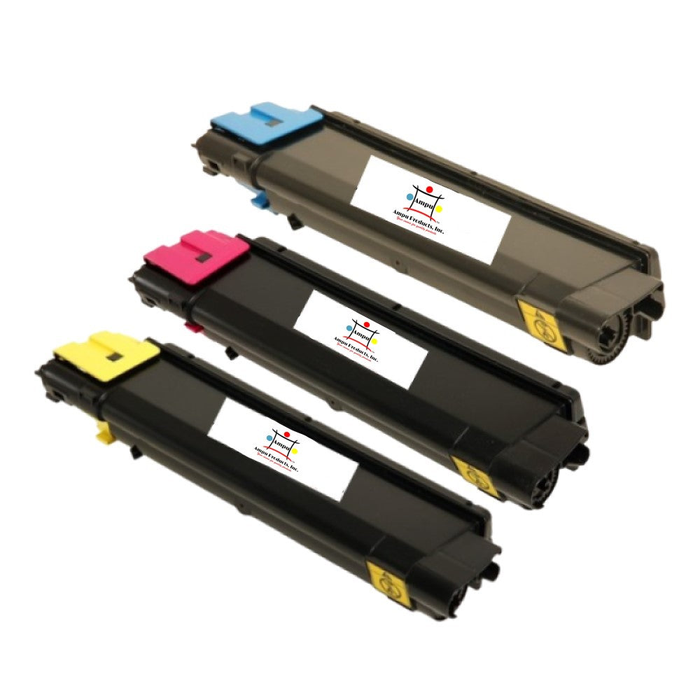 Compatible Toner Cartridge Replacement For KYOCERA MITA TK592M, TK592C, TK592Y (1T02KVAUS0, 1T02KBUS0, 1T02KVCUS0) Cyan, Magenta, Yellow (7K YLD) 3-Pack