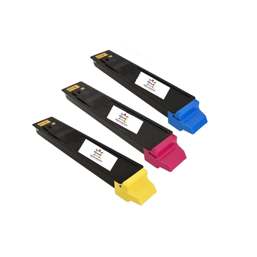 Compatible Toner Cartridge Replacement For KYOCERA MITA TK8117C, TK8117M, TK8117Y (1T02P3AUS0, 1T02P3BUS0, 1T02P3CUS0) Cyan, Magenta, Yellow (6K YLD) 3-Pack