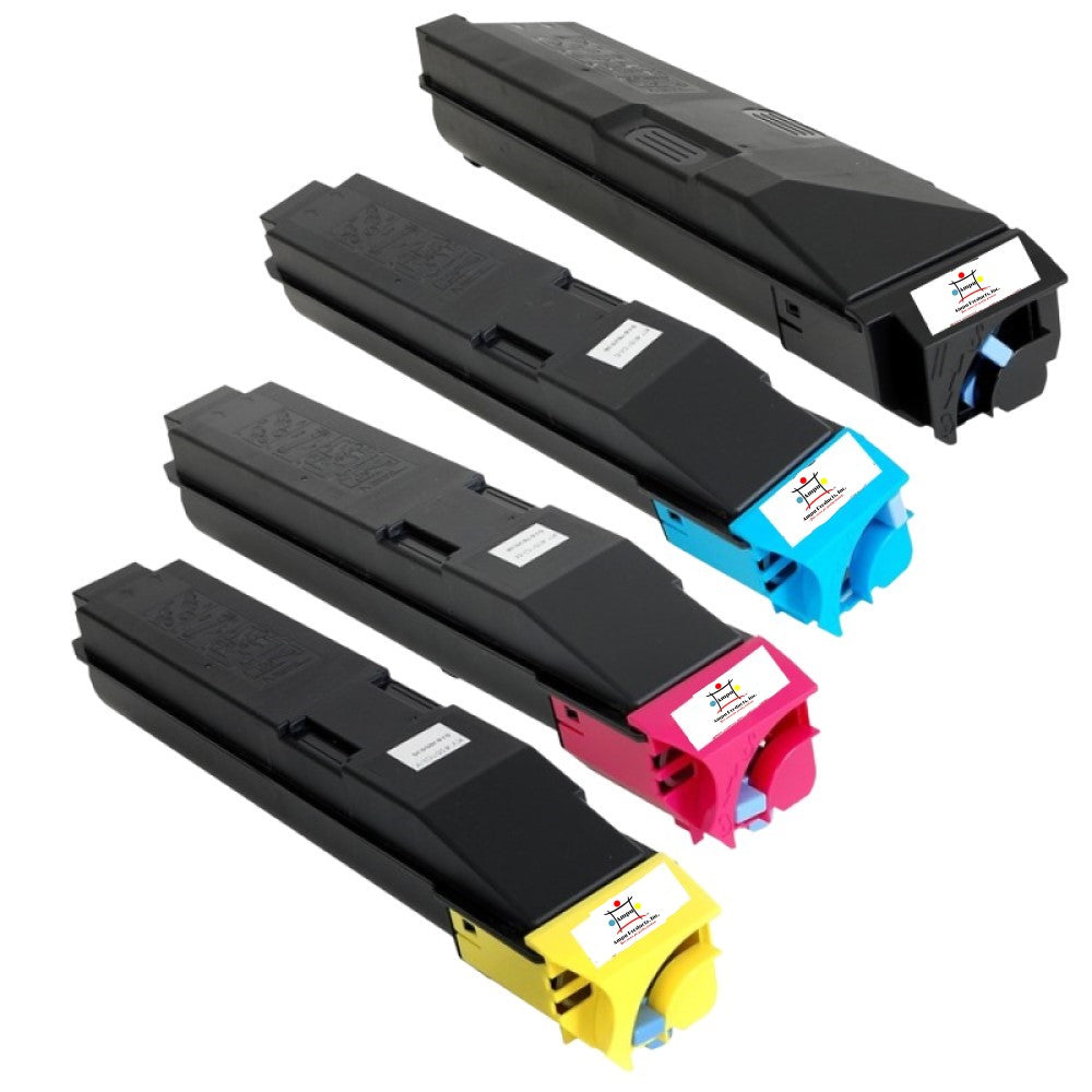 Compatible Toner Cartridge Replacement For Kyocera Mita TK8507K; TK8507C; TK8507M; TK8507Y (TK-8507K; TK-8507Y; TK-8507M; TK-8507C) Black, Cyan, Magenta, Yellow (4-Pack)