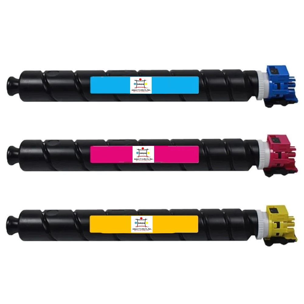 Compatible Toner Cartridge Replacement For Kyocera Mita TK8527C; TK8527M; TK8527Y (TK-8527C; TK-8527Y; TK-8527M) Cyan, Magenta, Yellow (3 Pack)