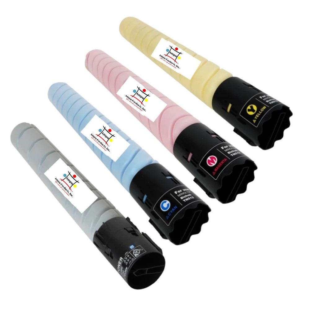 Compatible Toner Cartridge Replacement For KONICA MINOLTA TN324K, TN324M, TN324C, TN324Y (A33K232, A33K332, A33K432, A33K132) Black, Cyan, Magenta, Yellow (27K YLD-Black, 26K YLD- Colors) 4-Pack
