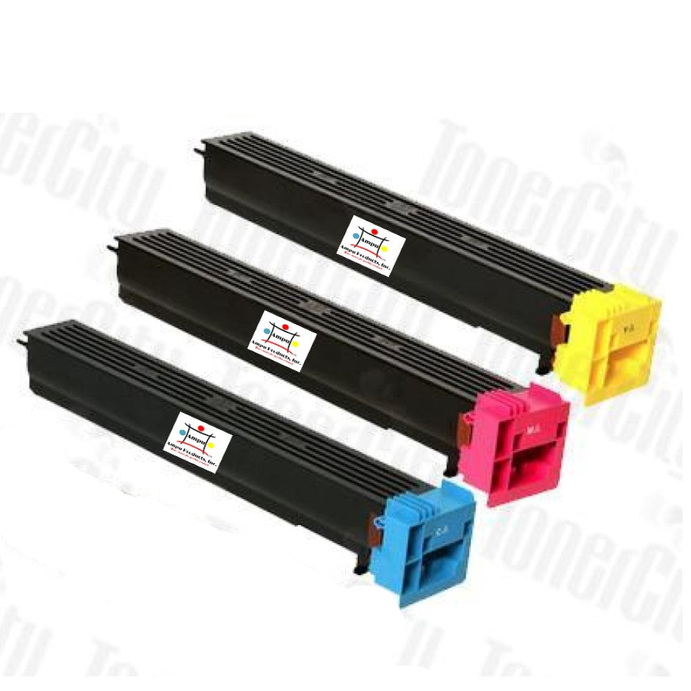 Compatible Toner Cartridge Replacement For KONICA MINOLTA A3VU230, A3VU330, A3VU430 (TN711C, TN711M, TN711Y) Cyan, Magenta, Yellow (31.5K YLD) 3-Pack
