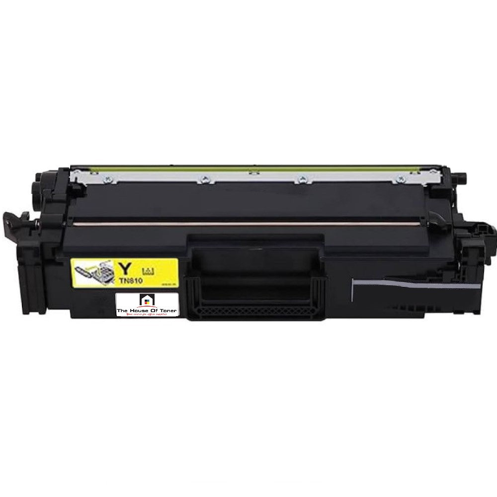 Compatible Toner Cartridge Replacement For BROTHER TN810Y (TN-810Y) Yellow (6.5K YLD)