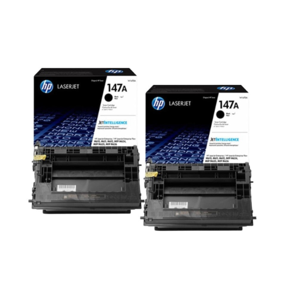 HP W1470A (HP 147A) Black (10.5K YLD) 2-Pack (Genuine)