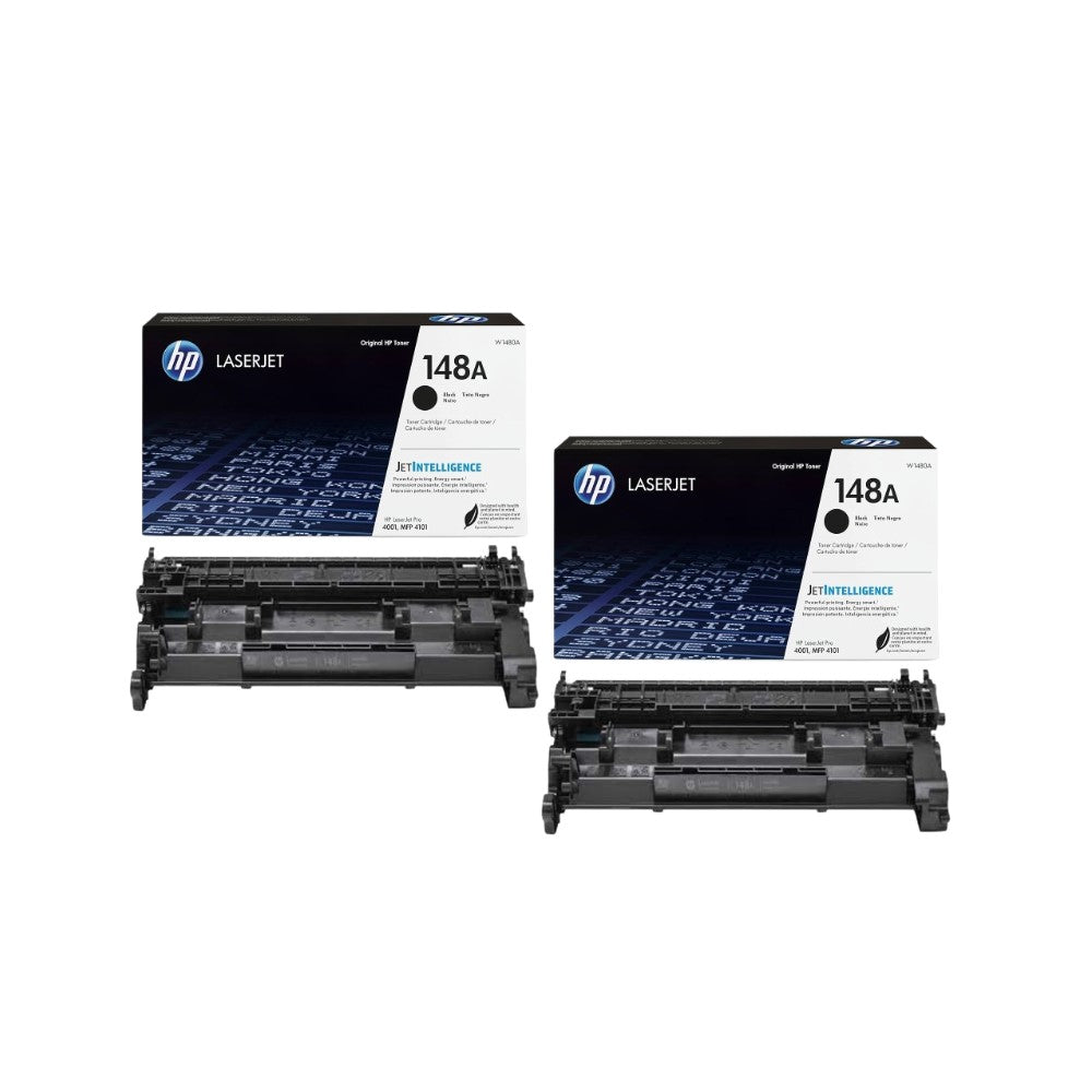 HP W1480A (HP 148A) Black (2.9K YLD) 2-Pack Genuine