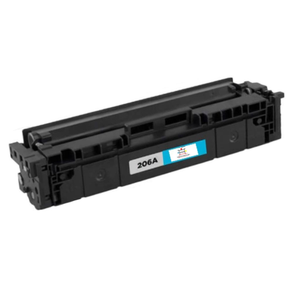 Compatible Toner Cartridge Replacement For HP W2111A (206A) Cyan (1.25K YLD)