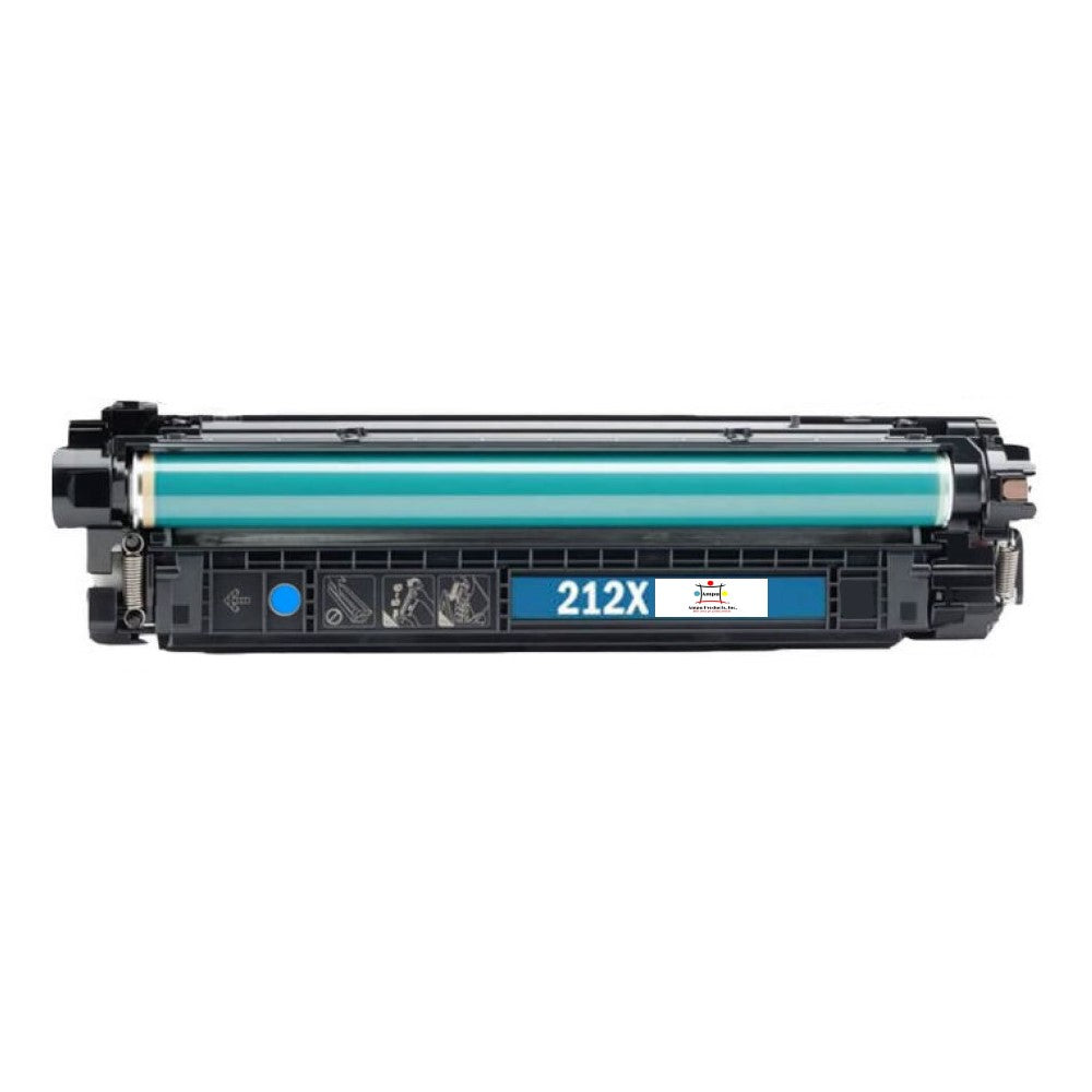 Compatible Toner Cartridge Replacement For HP W2121X (212X) High Yield Cyan (10K YLD)