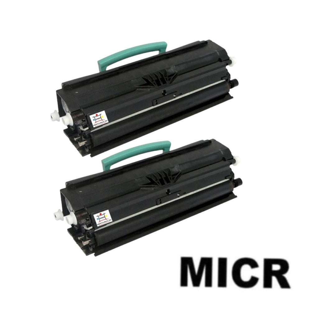 Compatible Toner Cartridge Replacement For Lexmark X463A21G (Black) 3.5K YLD (W/MICR) 2-Pack